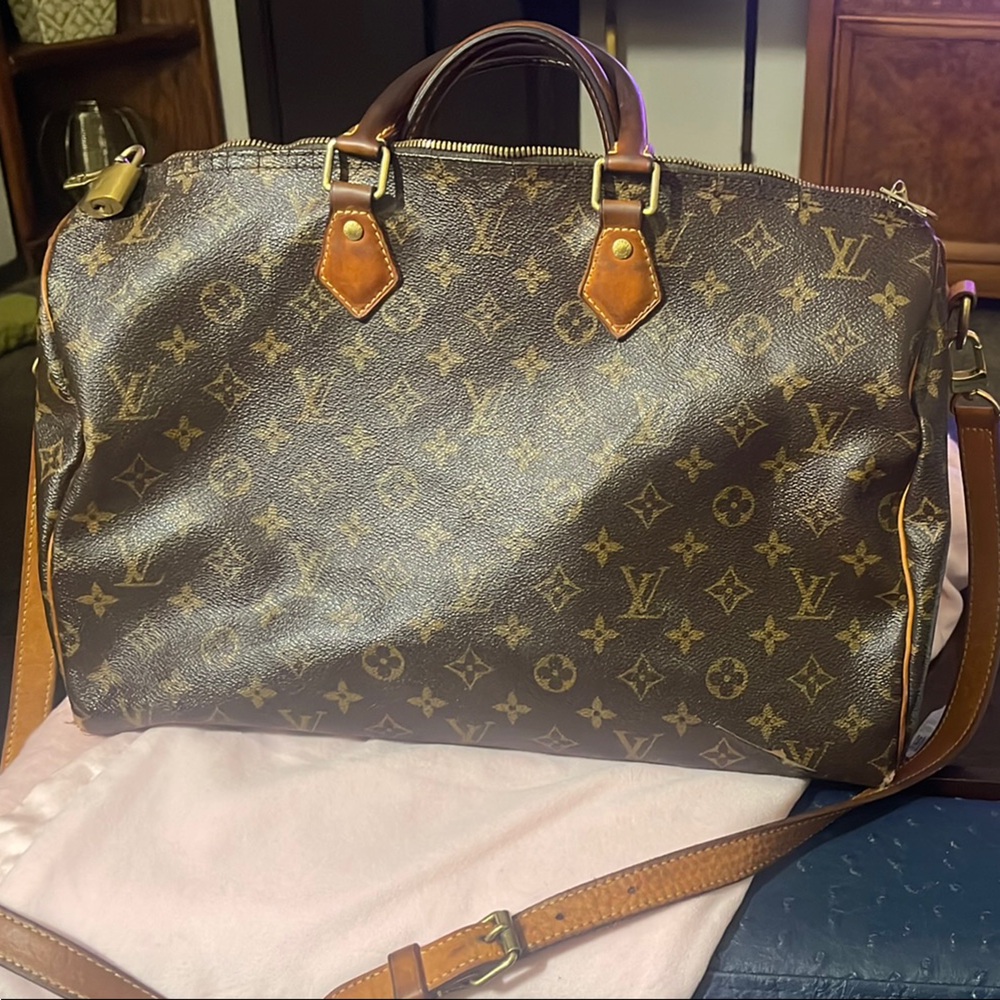 Louis Vuitton Brown Monogram Duffel Bag